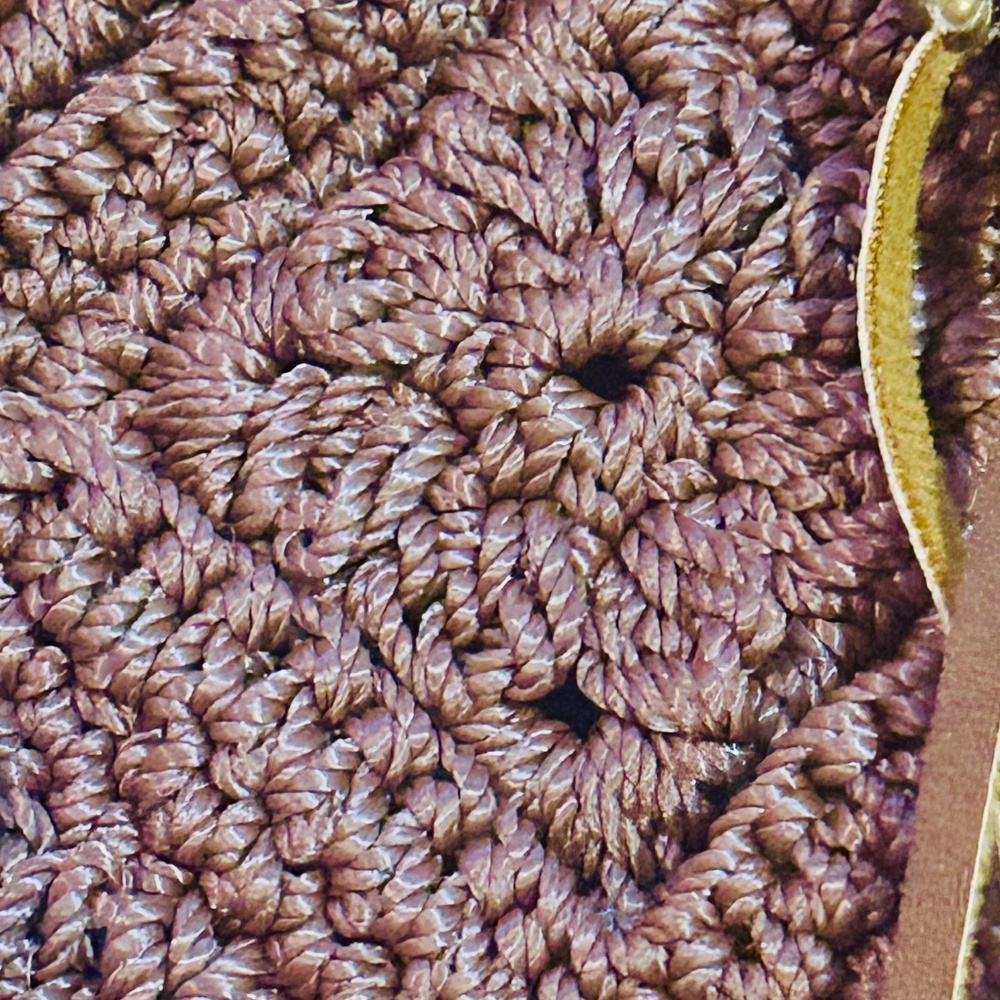 The Sak Handcrafted Crochet brown Crossbody - Picture 6 of 15